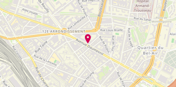 Plan de Direct Optic Daumesnil, 217 Avenue Daumesnil, 75012 Paris