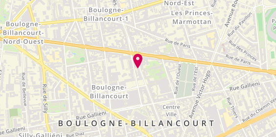 Plan de Optic 88, 88 Boulevard Jean Jaurès, 92100 Boulogne-Billancourt
