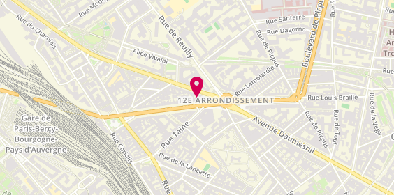 Plan de L'Arbre A Lunettes, 170 avenue Daumesnil, 75012 Paris