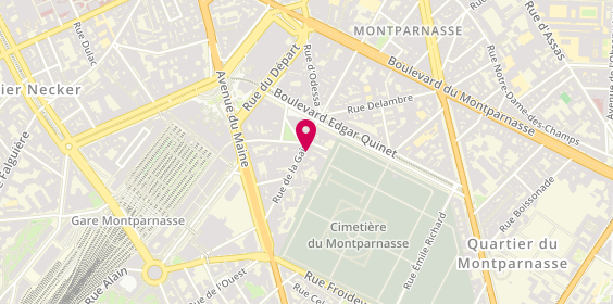 Plan de Optique du Montparnasse, 11 Rue de la Gaité, 75014 Paris