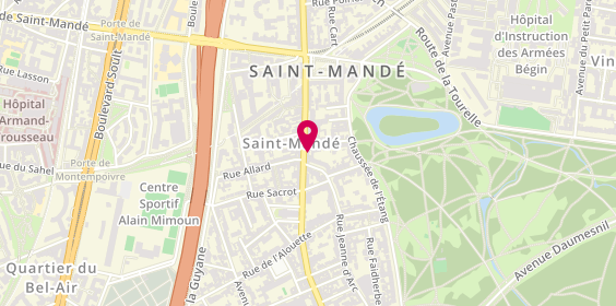 Plan de Optic Attitude, 47 avenue du Général de Gaulle, 94160 Saint-Mandé