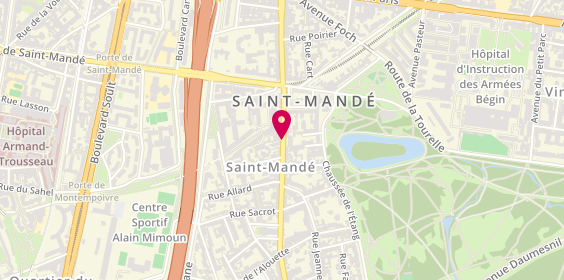 Plan de Le Collectif des Lunetiers, 54 Avenue General de Gaulle, 94160 Saint-Mandé