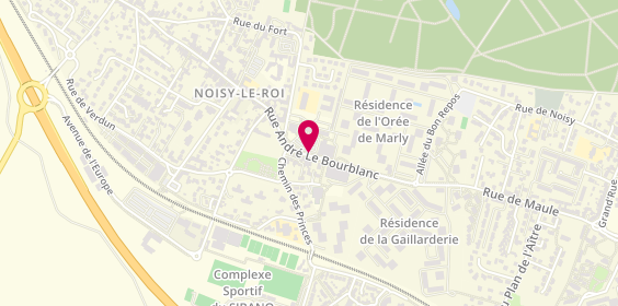 Plan de Optique Maintenon, 4 Rue André le Bourblanc, 78590 Noisy-le-Roi