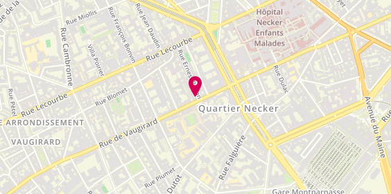 Plan de Optique du Cent76, 176 Rue de Vaugirard, 75015 Paris