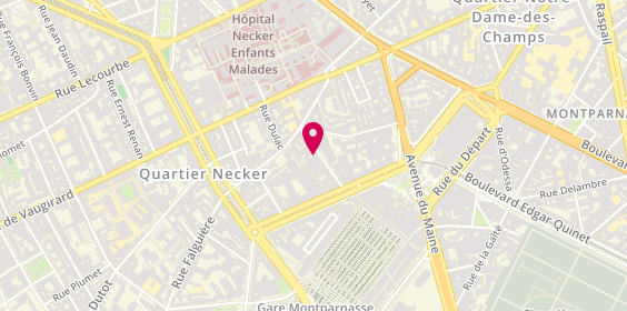 Plan de Optique Jack Senet, 10 Rue Armand Moisant, 75015 Paris