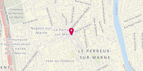 Plan de Optic 2000, 135 avenue du Général de Gaulle, 94170 Le Perreux-sur-Marne