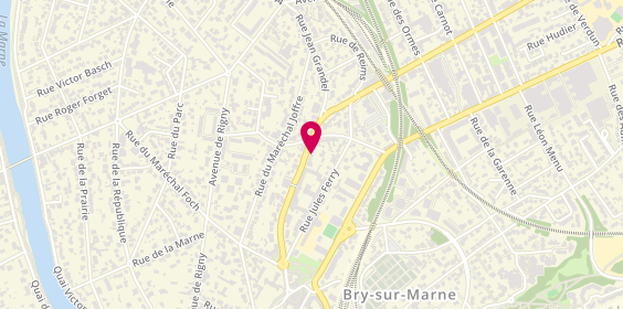 Plan de Opticien Bry-sur-Marne | au Plaisir de Voir, 34 Boulevard du Général Gallieni, 94360 Bry-sur-Marne
