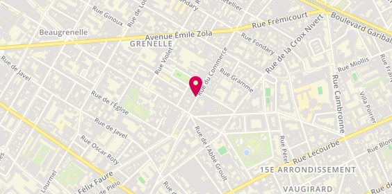 Plan de Nabet Opticiens, 84 Rue du Commerce, 75015 Paris