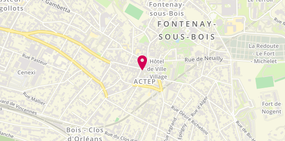 Plan de Optique Notre Dame, 1 Rue Notre Dame, 94120 Fontenay-sous-Bois