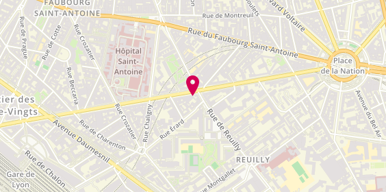 Plan de L'Atelier de l'Opticien, 114 Boulevard Diderot, 75012 Paris