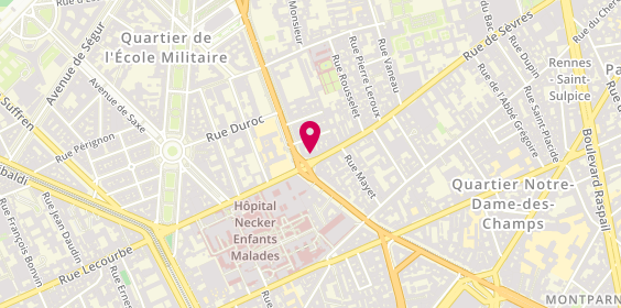 Plan de Duroc Audition, 88 Rue de Sèvres, 75007 Paris