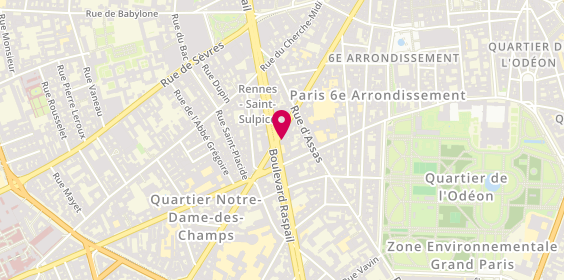 Plan de ACUITIS Opticien & Audioprothésiste Paris 6e rue de Rennes, 117 Rue de Rennes, 75006 Paris