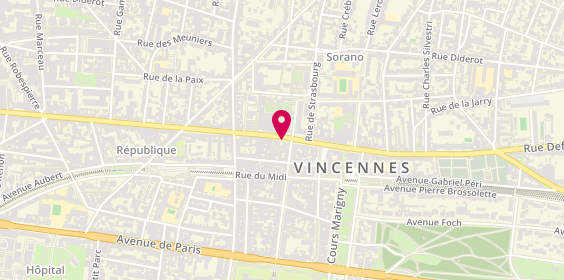 Plan de Krys, 85 Rue de Fontenay, 94300 Vincennes