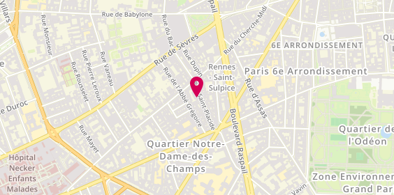 Plan de Optique Cauderlier, 38 Rue Saint-Placide, 75006 Paris
