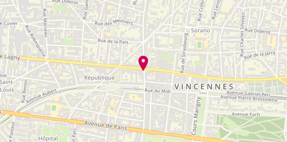 Plan de Cristal Vision Opticien Lunetier, 27 Rue de Montreuil, 94300 Vincennes