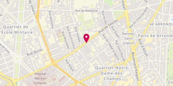 Plan de Optique Vaneau, 97 Rue de Sèvres, 75006 Paris