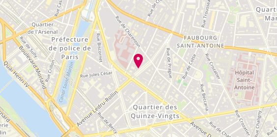 Plan de Optical Center, 63 Bis avenue Ledru Rollin, 75012 Paris