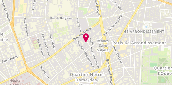 Plan de Au bonheur des yeux, 18 Rue Saint-Placide, 75006 Paris