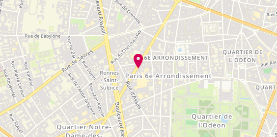 Plan de Optical Service, 87 Rue de Rennes, 75006 Paris