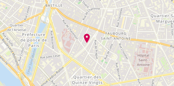 Plan de L'Opticien, 75 avenue Ledru Rollin, 75012 Paris
