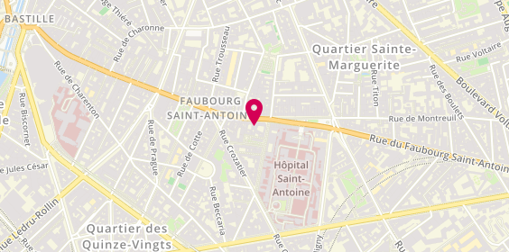 Plan de Optic Saint Antoine, 156 Rue du Faubourg Saint-Antoine, 75012 Paris