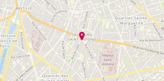 Plan de Direct Optic Ledru Rollin, 83 Rue Crozatier, 75012 Paris