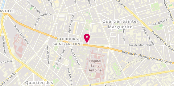 Plan de Atelier Lou Paris, 183 Rue du Faubourg Saint-Antoine, 75011 Paris