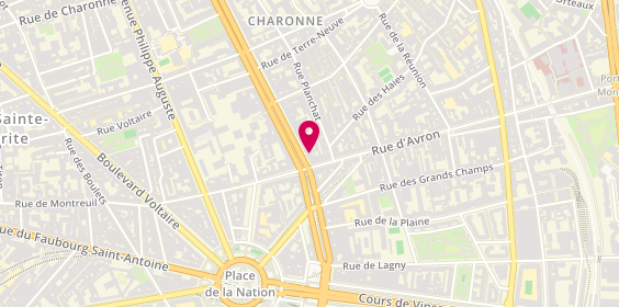 Plan de Optical Center, 48 Boulevard de Charonne, 75020 Paris