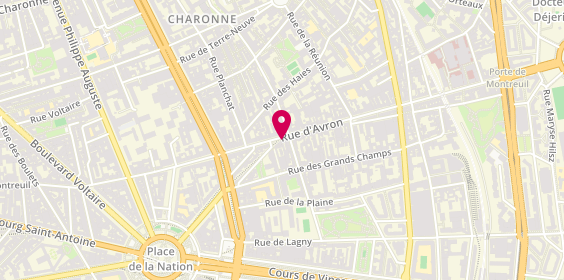Plan de L'Optiquerie, 28 Rue d'Avron, 75020 Paris