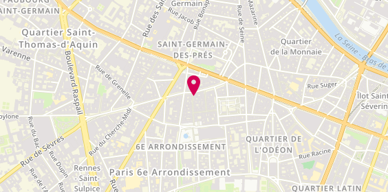 Plan de Lunette Optic Saint-Germain-dès-Prés, 5 Rue des Canettes, 75006 Paris