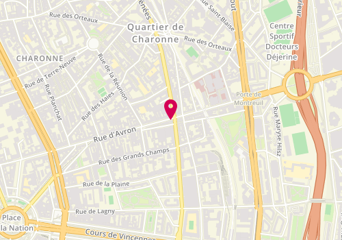 Plan de Maraichers Optic 2000, 94 Rue Avron, 75020 Paris