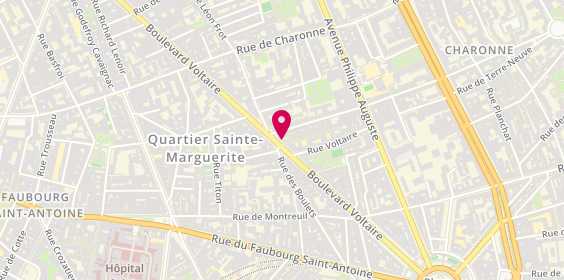 Plan de Optical Plus, 203 Boulevard Voltaire, 75011 Paris
