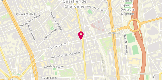 Plan de Maraichers Optique, 94 Rue Avron, 75020 Paris