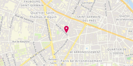 Plan de Marc le Bihan Opticien, 10 Rue de Grenelle, 75006 Paris
