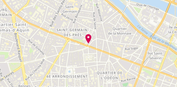 Plan de Maison Bourgeat, 40 Rue de Buci, 75006 Paris