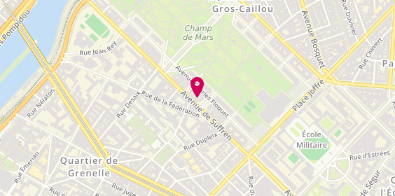Plan de Optic 2000, 53 avenue de Suffren, 75007 Paris