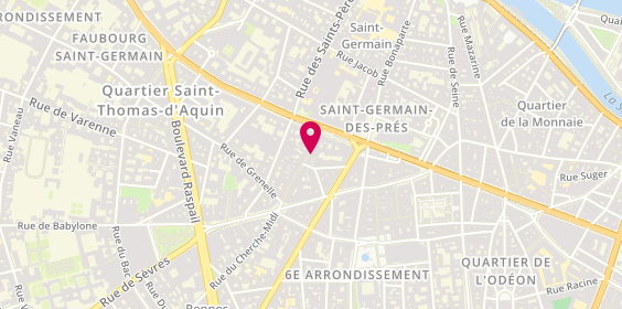 Plan de Ahlem, 9 Rue du Dragon, 75006 Paris