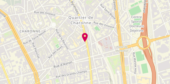 Plan de Dari Optic, 85 Rue des Pyrénées, 75020 Paris