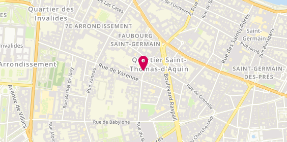 Plan de Les Opticiens du Bac, 92 Rue du Bac, 75007 Paris