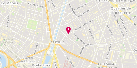 Plan de Bastille Optique, 38 Rue de la Roquette, 75011 Paris
