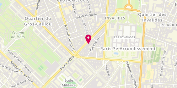 Plan de Optic Duroc, 25 avenue de la Motte-Picquet, 75007 Paris