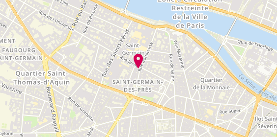 Plan de Atelier Valentin, 30 Rue Bonaparte, 75006 Paris