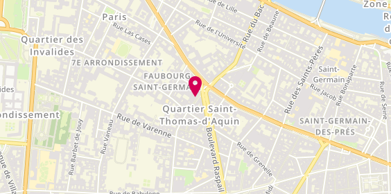 Plan de Jlc Opticien Lunetier, 68 Rue du Bac, 75007 Paris