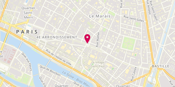 Plan de Saint Paul Optique, 12 Rue de Rivoli, 75004 Paris