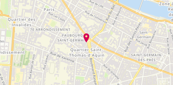Plan de Paul Bert Optique - Maryline Berreby Rouach, 62 Rue du Bac, 75007 Paris