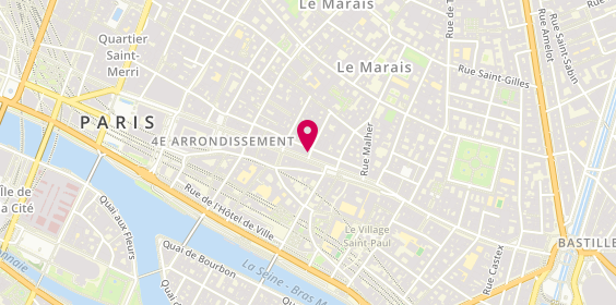 Plan de Alain Afflelou, 20 Rue de Rivoli, 75004 Paris