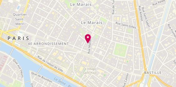 Plan de Alain Mikli, 1 Rue des Rosiers, 75004 Paris