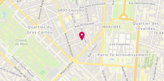 Plan de Optique Monnery Diffusion, 49 Rue Cler, 75007 Paris