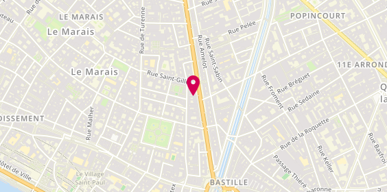 Plan de Le Visionnaire, 53 Boulevard Beaumarchais, 75003 Paris