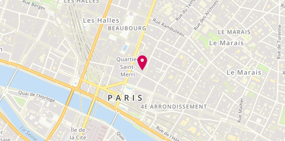 Plan de Bhm Optique, 13 Rue du Temple, 75004 Paris